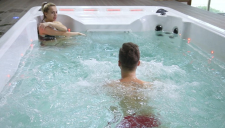 СПА бассейн с противотоком Bigeer Прима